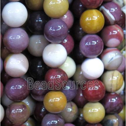 round mookaite beads