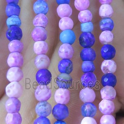 mix agate beads, faceted round