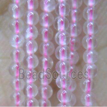 tiny round Rose Quartz seed Beads