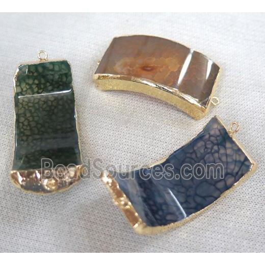 agate connector, bend rectangle, mixed color