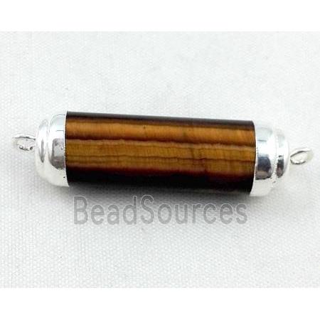 Tiger eye stone connector, stick