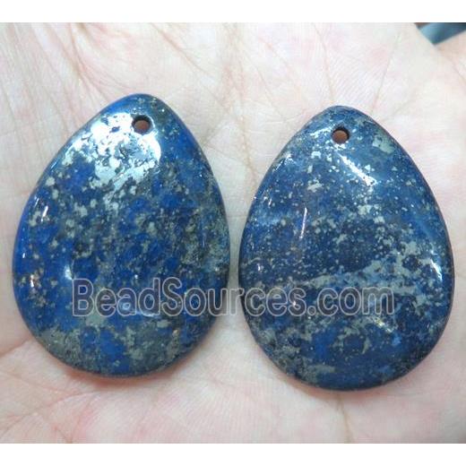 Lapis lazuli pendant, teardrop