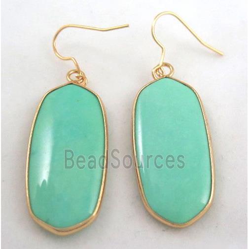 gemstone earring, colorfast