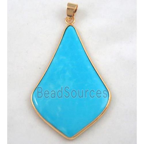 gemstone pendant, colorfast