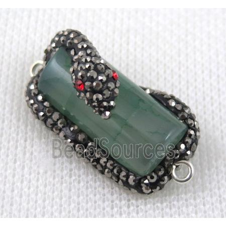 gemstone connector paved rhinestone