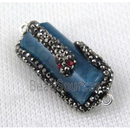 gemstone connector paved rhinestone