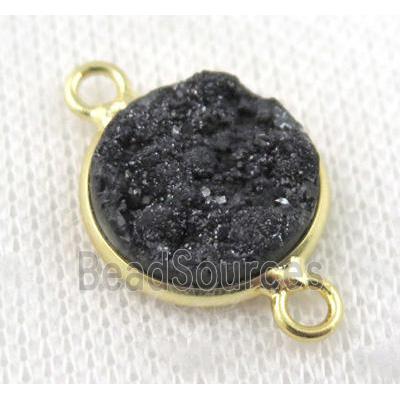 sunagate druzy connector, round