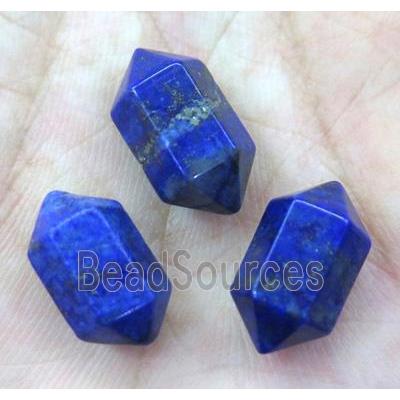 Lapis Lazuli Bullet Beads Undrilled Nohole