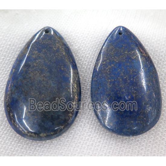 lapis lazuli pendant, teardrop