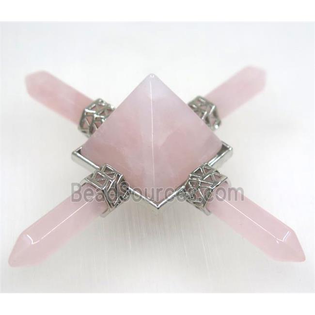 Rose Quartz Pyramid