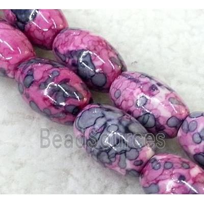 Rain colored stone bead, stability