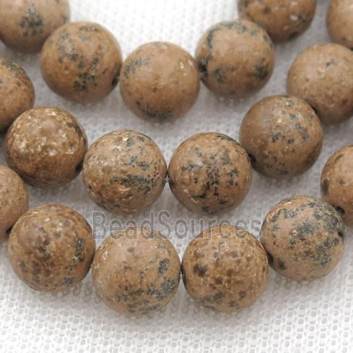 Chinese Picture Jasper Beads, round