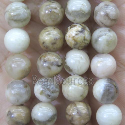 round opal jasper beads