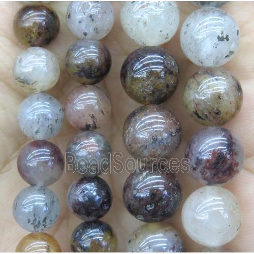 Natural Lodalite Beads Smooth Round