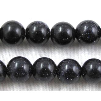 Round Blue SandStone Beads