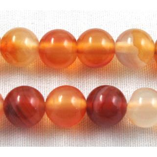 Carnelian Agate, AA Grade, Round