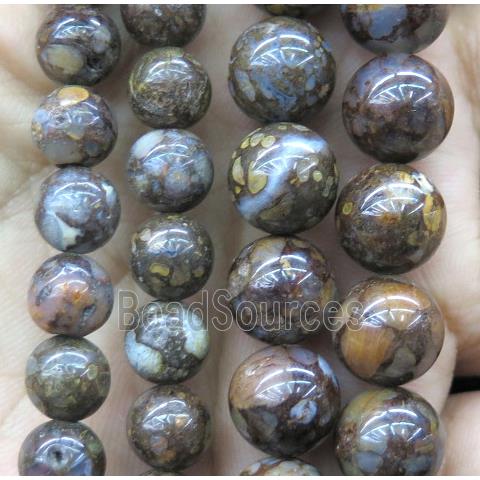 coffee Opal Jasper beads, round