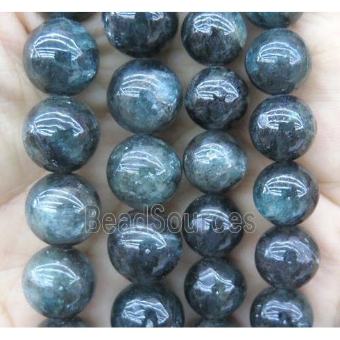 green Apatite Beads, round