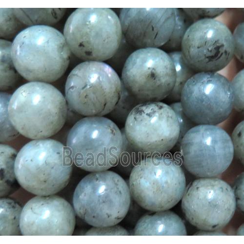 round Labradorite beads, AB-grade