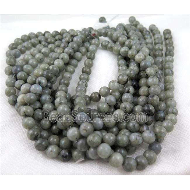 round Labradorite beads, AB-grade