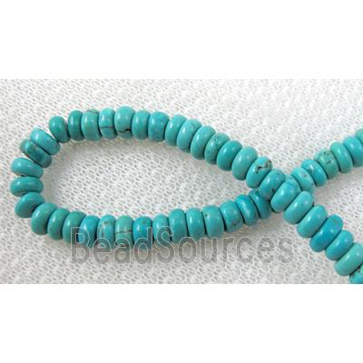 Turquoise heishi beads