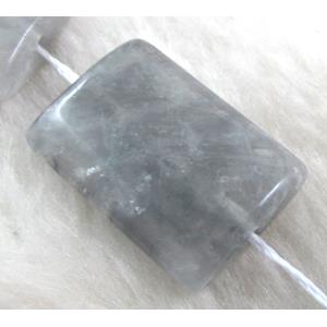 Rectangle Cloudy Quartz beads