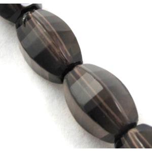 Smoky Quartz beads, faceted