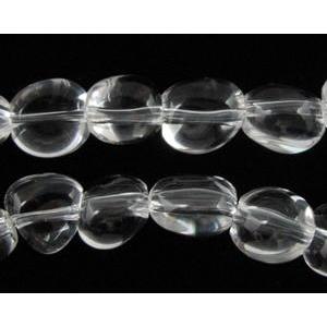 Natural Clear Quartz Bead, freeform