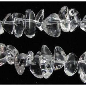 Natural Clear Quartz Bead, chip