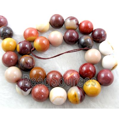 Mookaite jasper Beads, round