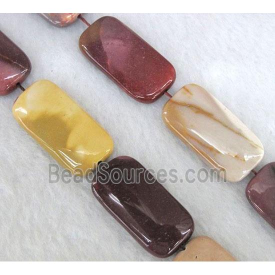 Mookaite Jasper Beads, rectangle