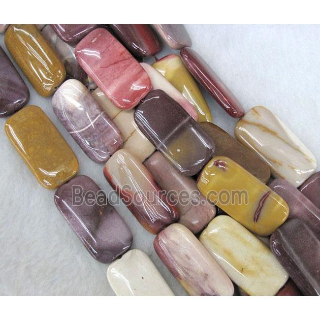 Mookaite Jasper Beads, rectangle