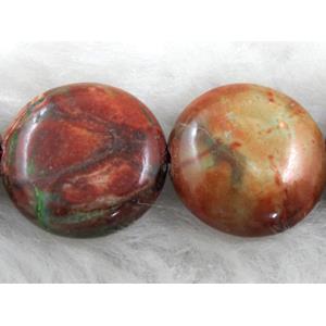 Sea Sediment Jasper, flat round