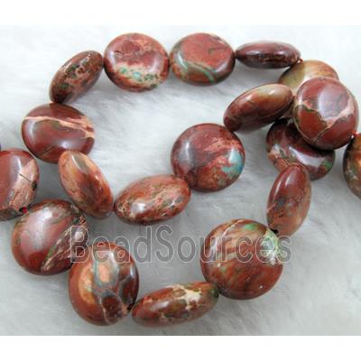 Sea Sediment Jasper, flat round