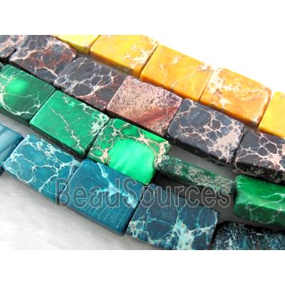 Sea Sediment Jasper, oblong, mixed color