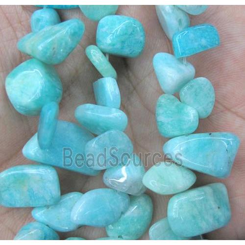 Amazonite beads chip, freeform