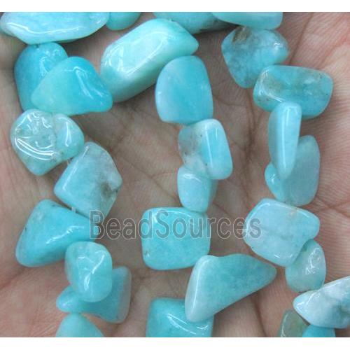 aqua aventurine beads chip, freeform