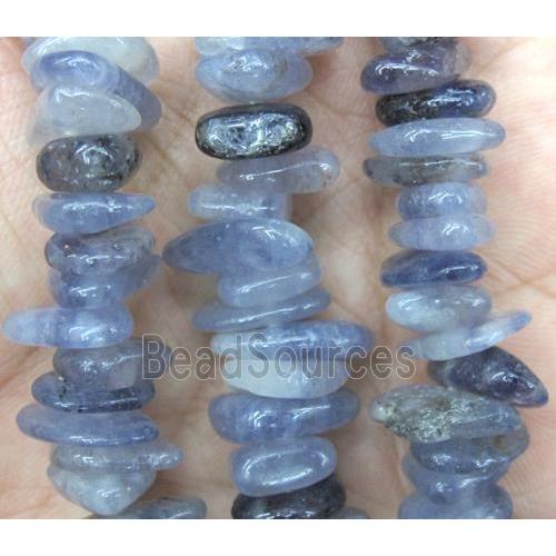 Tanzanite beads, chihp, freeform