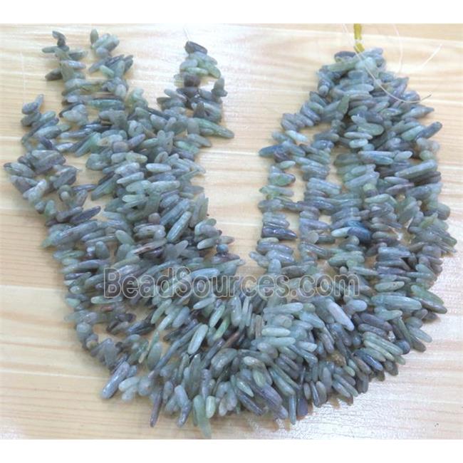 labradorite chip beads, freeform