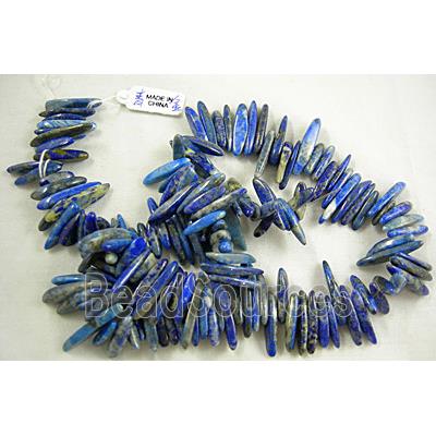 Lapis Lazuli beads, Erose Chip