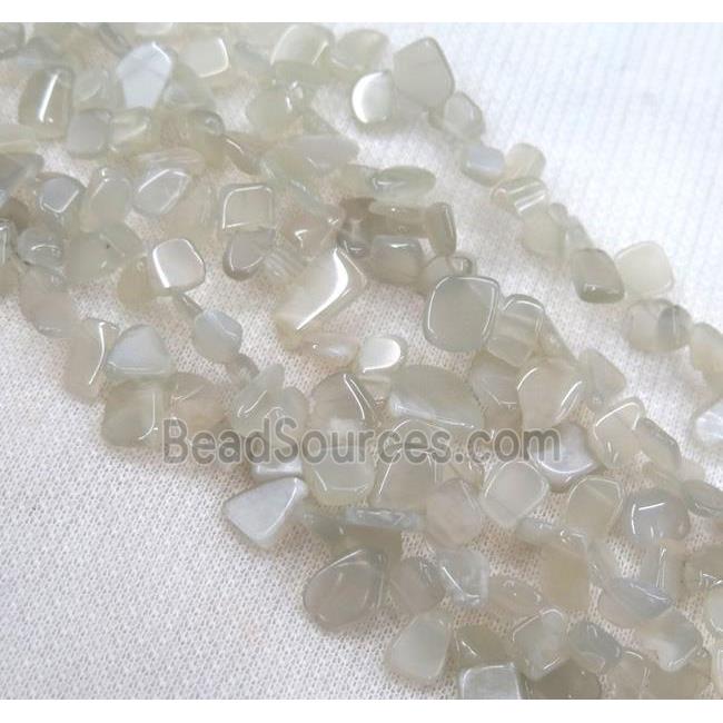 moonstone chip beads