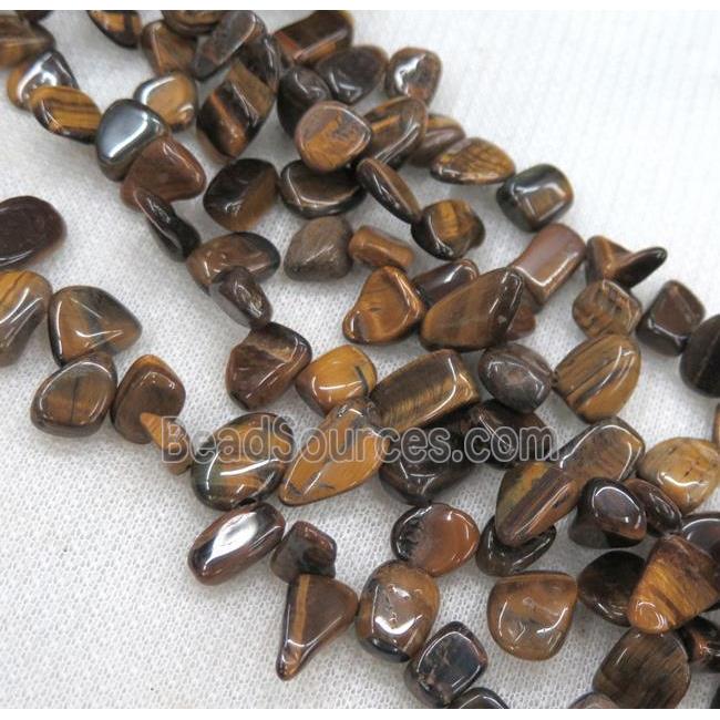 tiger eye bead chips, freeform