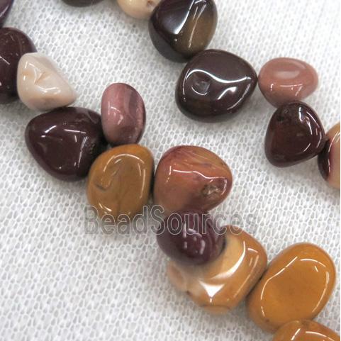 mookaite chips bead, freeform