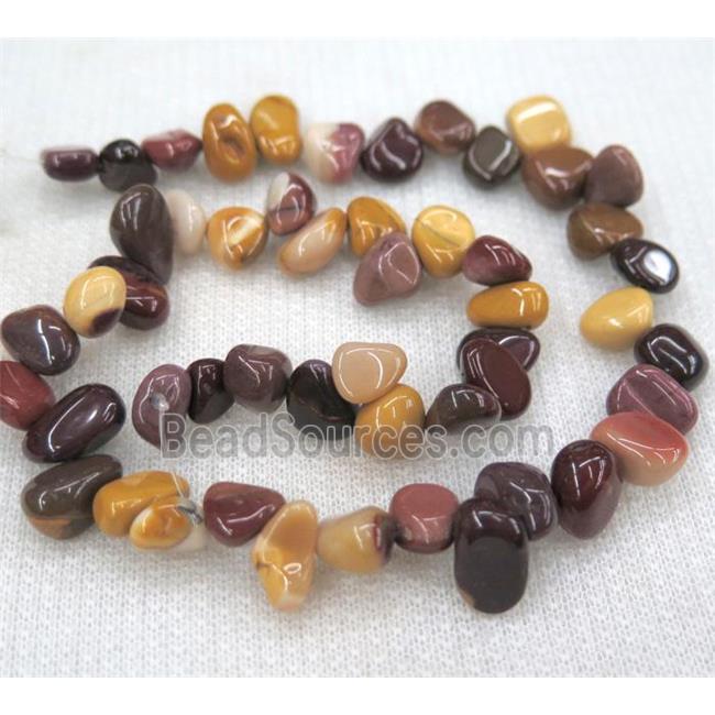 mookaite chips bead, freeform