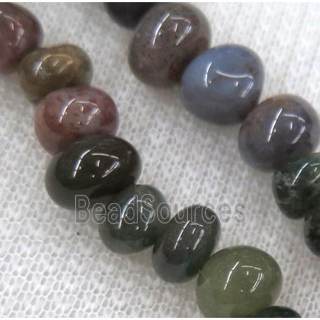 Indian agate chips bead, freeform