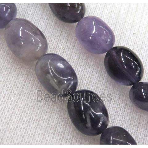 amethyst chips bead, freeform