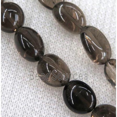 smoky quartz chips bead, freeform