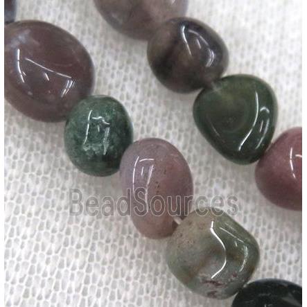 Indian agate chips bead, freeform