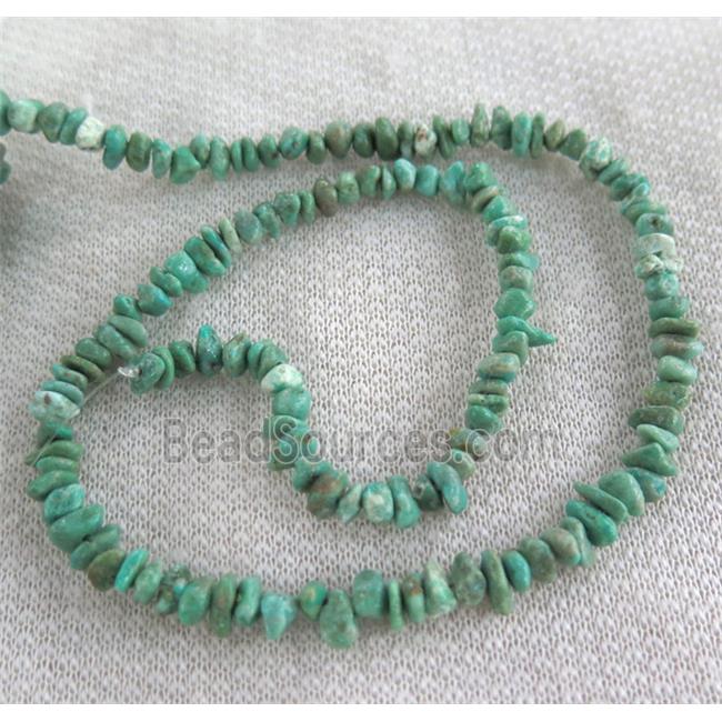 natural turquoise bead chips, freeform