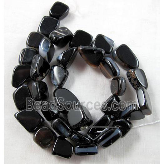 Black Onyx beads, chip